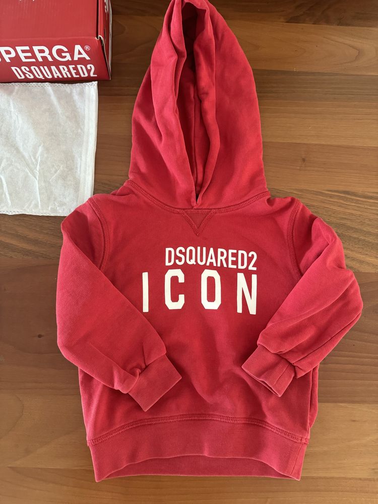 Dsquared2 D2 4 год. оригинален детски суитчер блуза