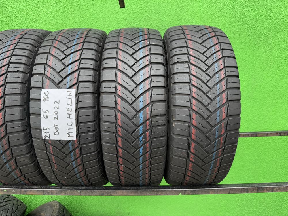 215/65/16C MICHELIN CROSSCLIMATE dot 2020 Profil 7mm Profil ramas 80%