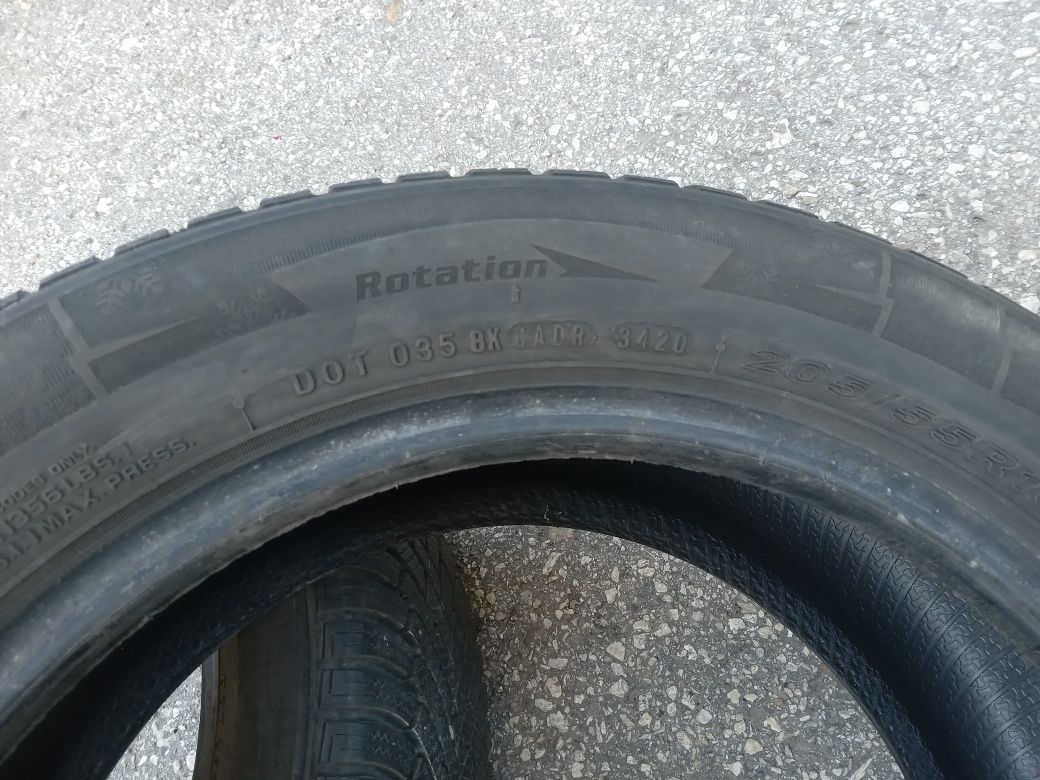 4 бр. зимни гуми Nexen 205 55 16.