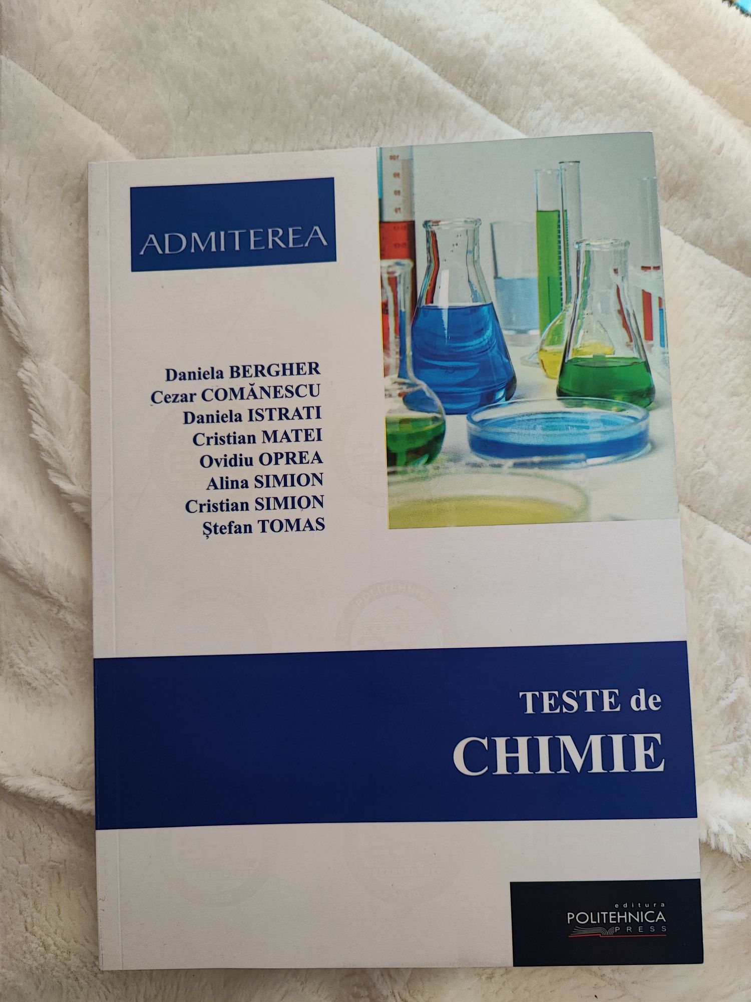 Culegere chimie admitere politehnica