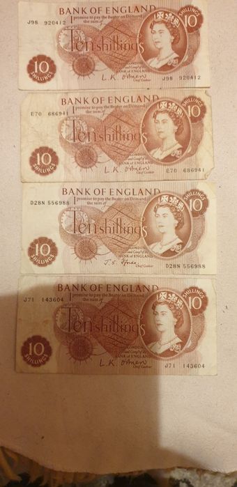 Bancnota de 10 selling England