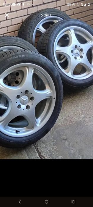 Set roti Mercedes Benz S class CL W220 W215 ANVELOPE IARNA R18