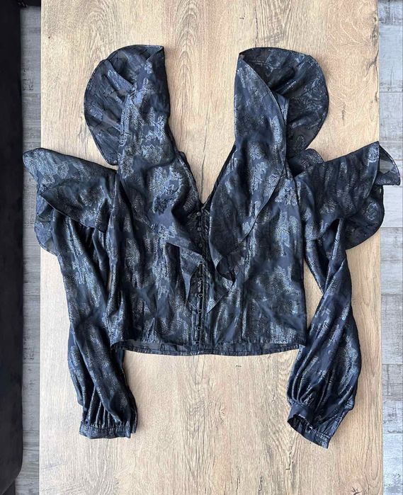 Дамска черна блуза