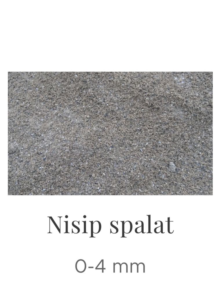 Nisip piatra sorturi pamant