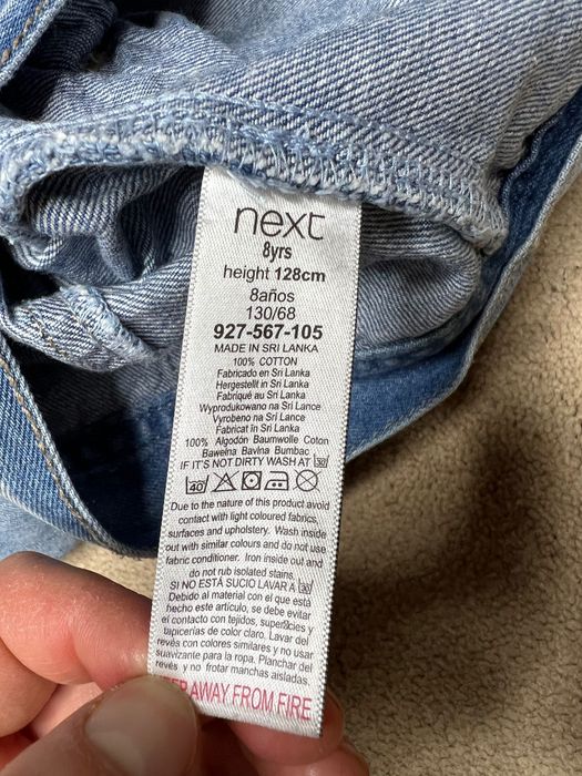 Дънкено яке  NEXT размер 8 год,128см