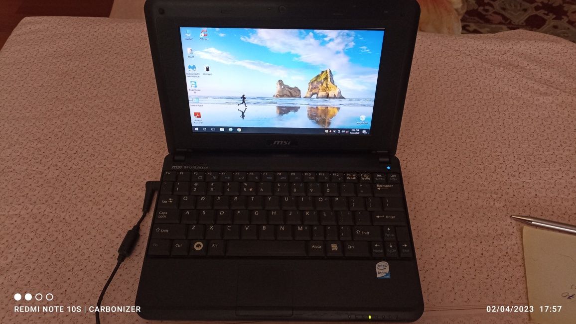 Laptop MSI Wind Notebook Atom N270