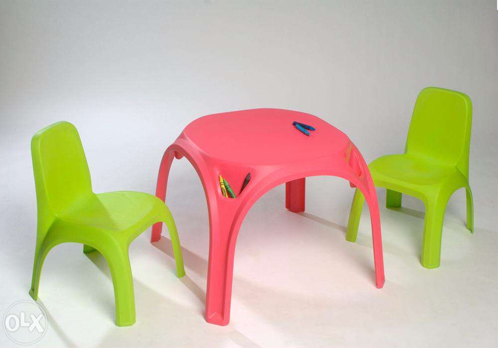 Oferta -Set 100 scaune gradinita cu spatar stivuibile, diverse culori