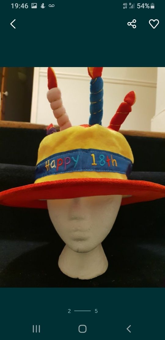 Pălărie pentru 18 ani
