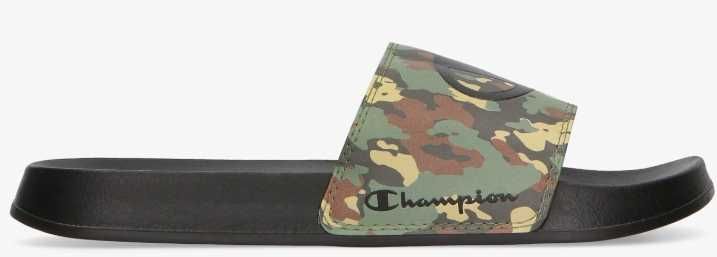 CHAMPION slapi  Black/Camouflage *Produs NOU