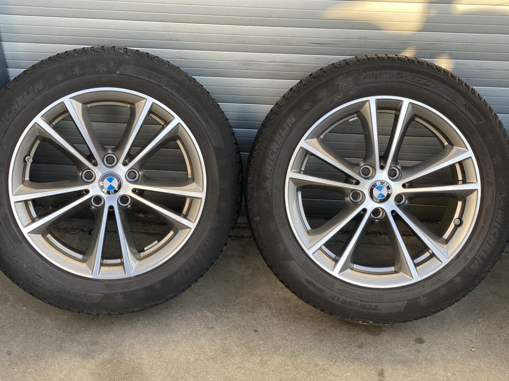 Jante Bmw G 30  pe 17 echipate cu anvelope iarna Michelin