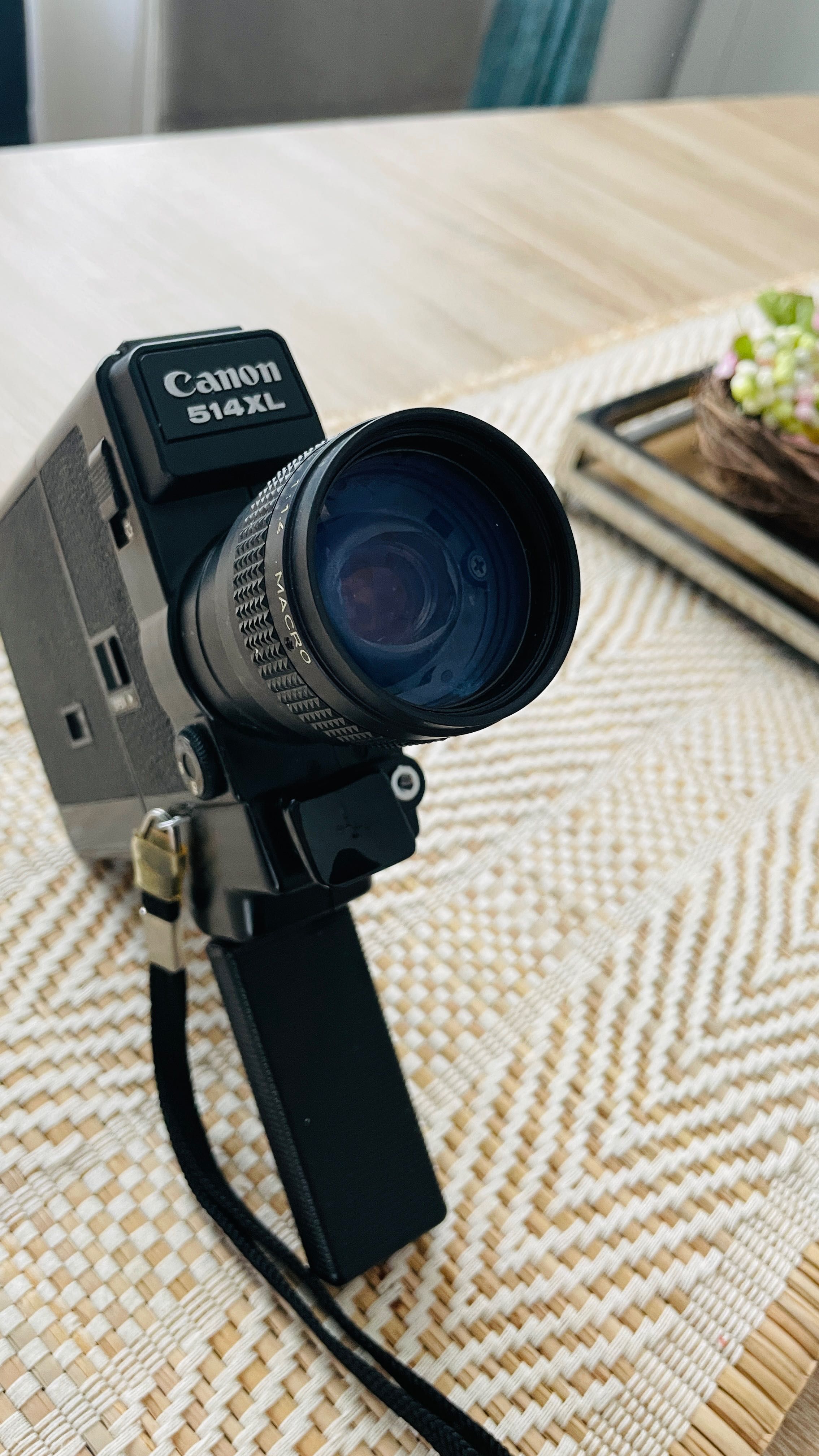 Canon 514 XL Super 8 cinema camera, testat foto video vintage