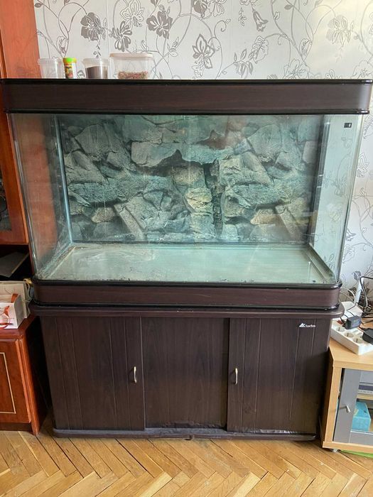 Аквариум 400 литра с шкаф
