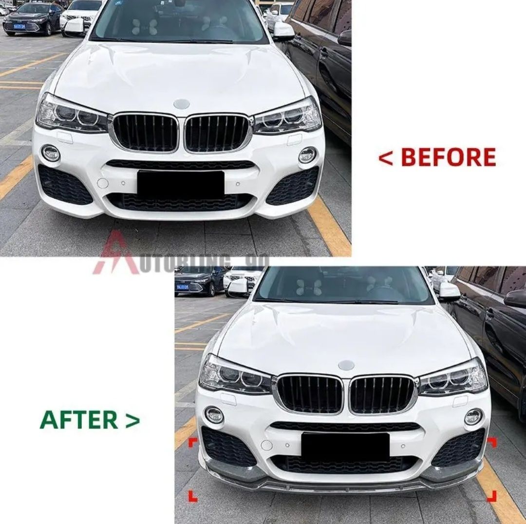 Добавка предна М броня BMW X3 F25
