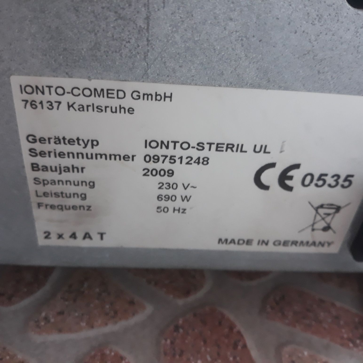 IONTO Steril UL  Стерилизатор с Горещ Въздух за Медицинска Техника