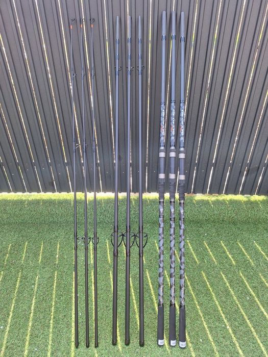 Set 3 lansete Diamant Alb Tactics 3.9m, 5 LBS , 3 segmente