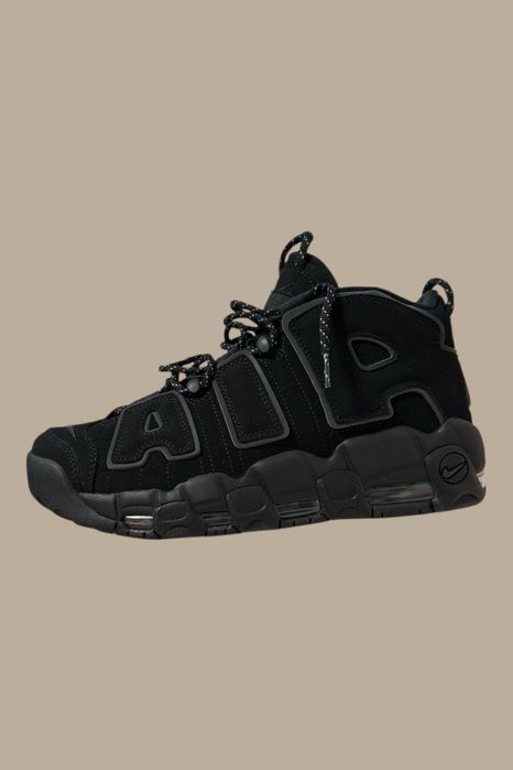 Nike Air More Uptempo Black Reflective