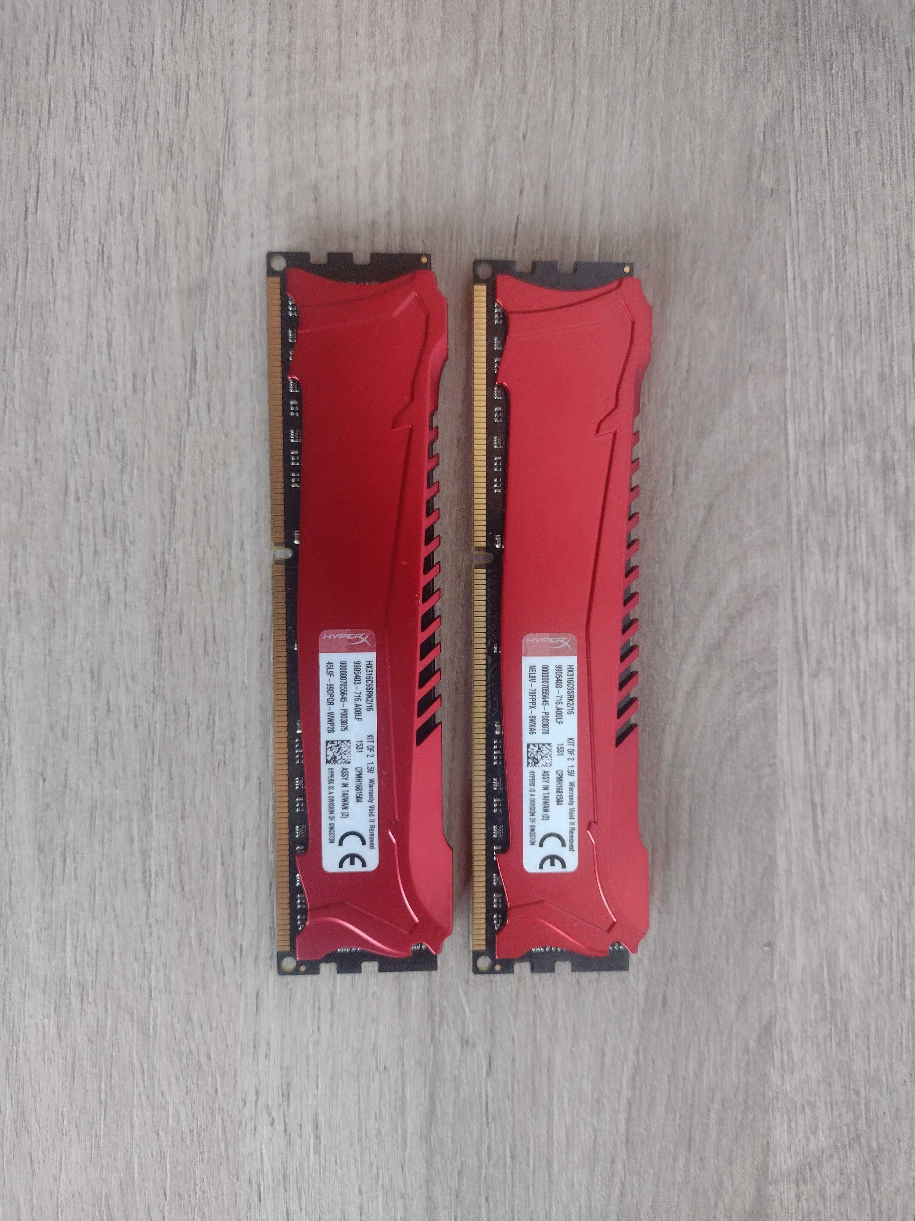Памет 2x8GB DDR3 1600 Kingston HyperX Savage - HX316C9SRK2/16