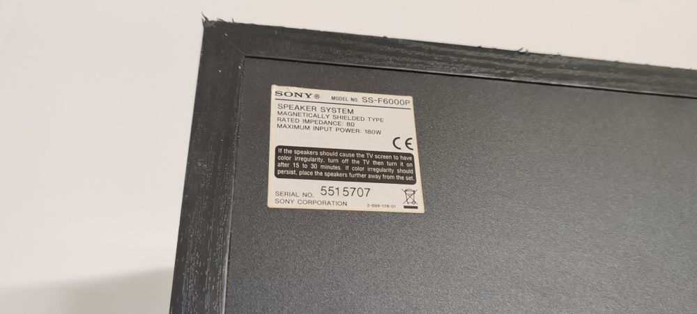 Boxe Sony SS-F600