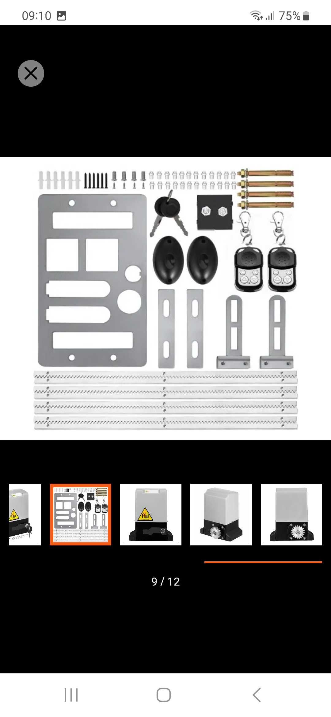 Kit automatizare poartă culisanta