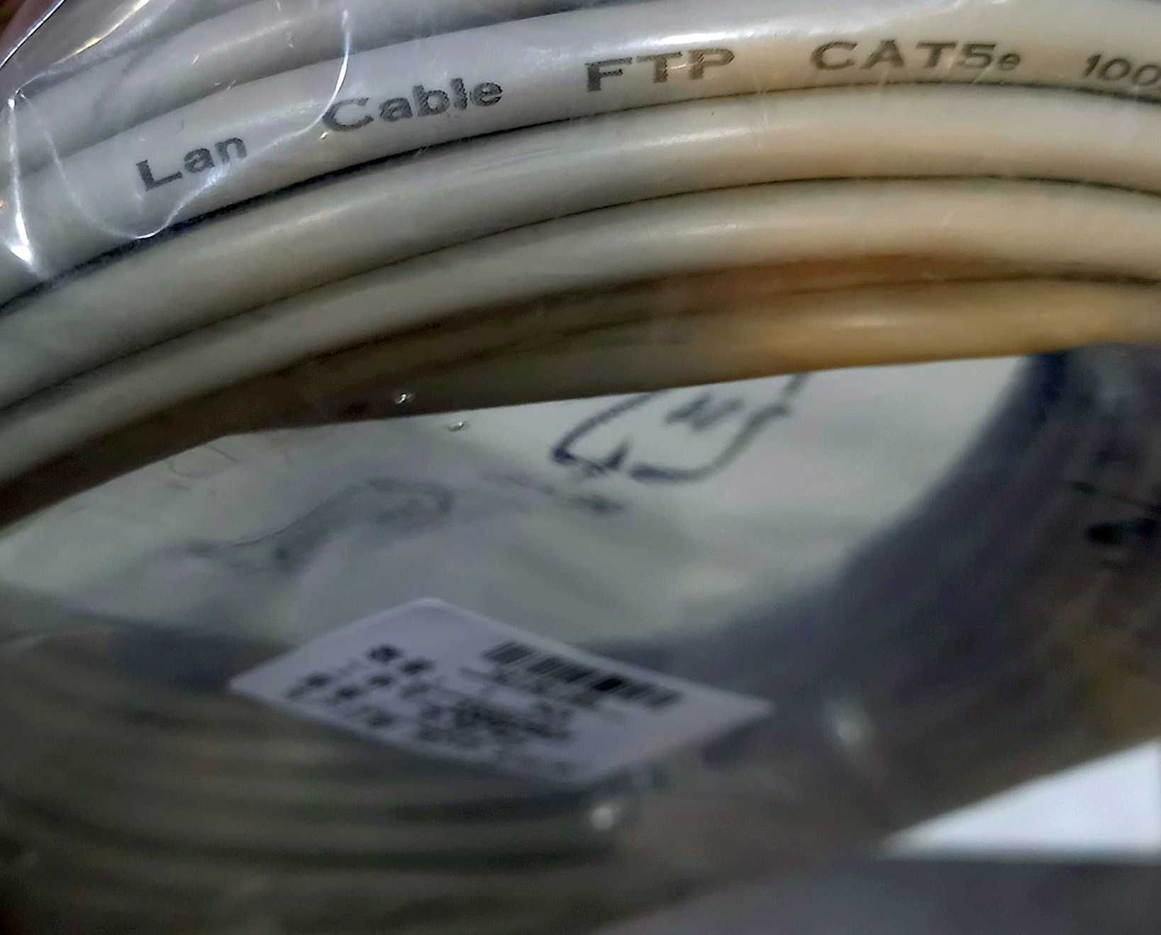 Cablu patch UTP FTP CAT5e CAT6 gata mufat sigilat nou 1m 2m 3m 5m 20m