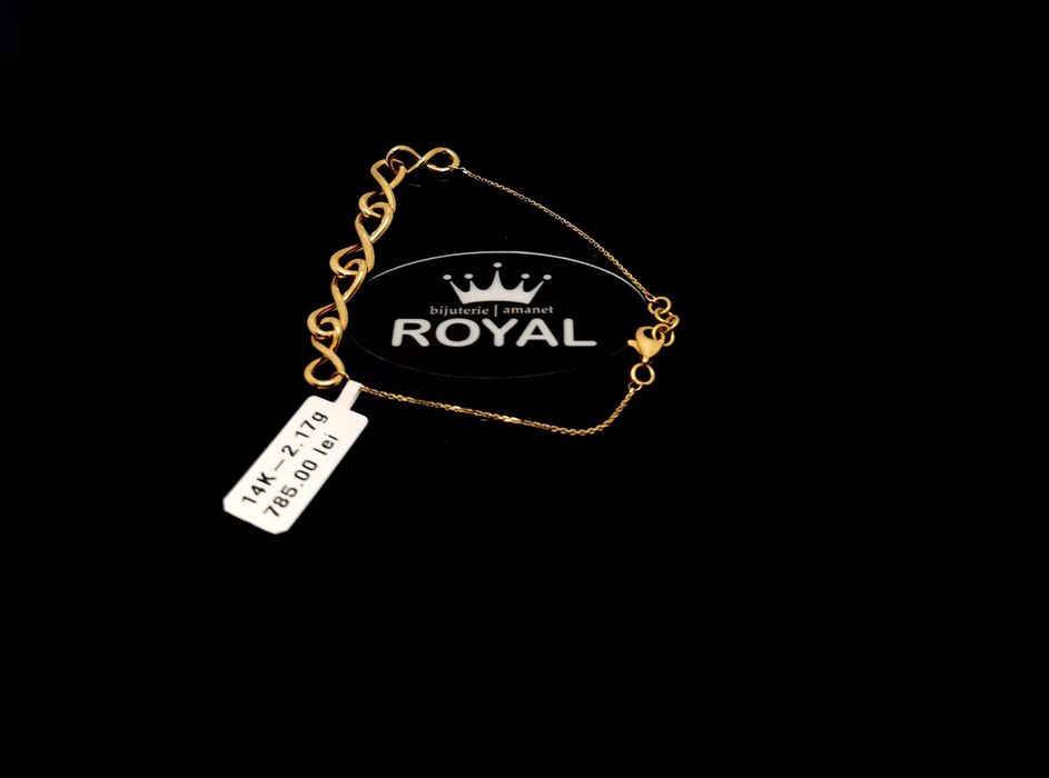 Bijuteria Royal bratara din aur 14k 2.17 gr