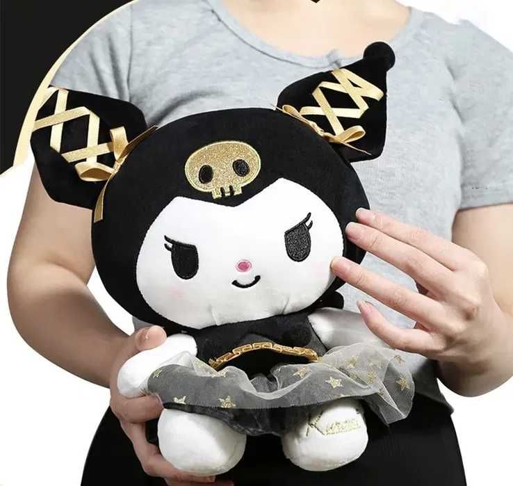 Плюшена играчка Kuromi, плюшено Куроми 30см