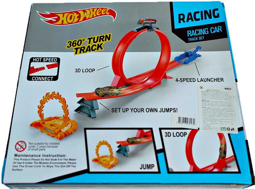 Hot Wheel 360° Turn Track Racing Car Track Set - писта с количка