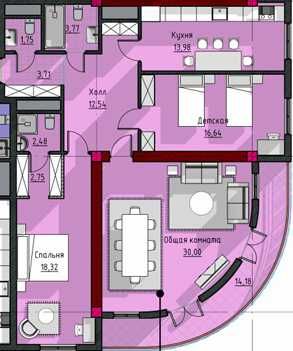 126,5 м² Premium kvartira - hashamat va qulaylik uyg‘unligi