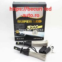 Super Led Cree 60Watti/6400Lumeni/6500k(H4,H7)