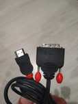 Кабел Lindy DVI-D към HDMI - Black Line