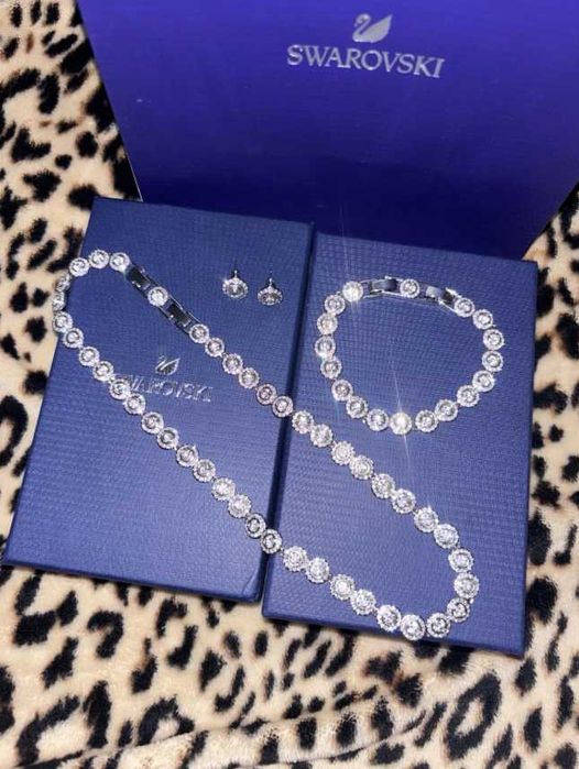 Set Swarovski Angelic, Colier/Bratara/Cercei - Silver