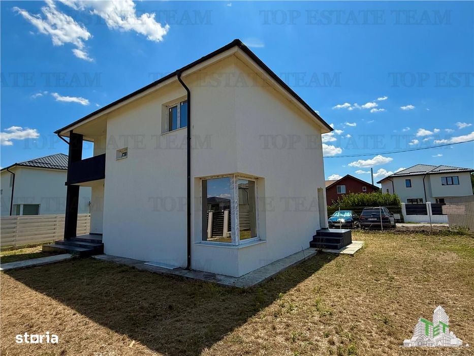 Casa individuala tip P+1+Pod cu 128 mp utili si 500mp de curte