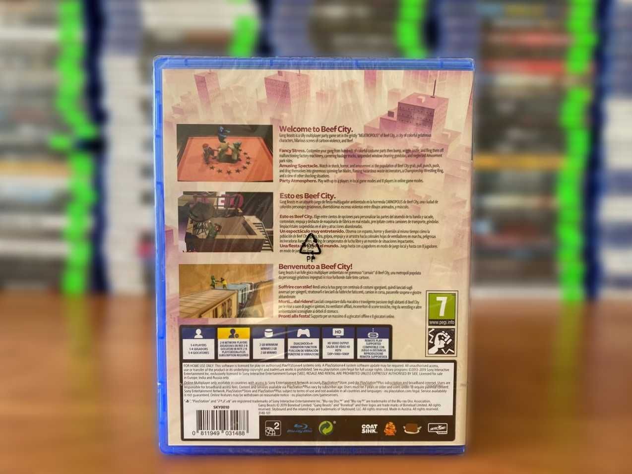 НОВЫЙ диск Gang Beasts PS4/PS5 Большой Выбор Дисков