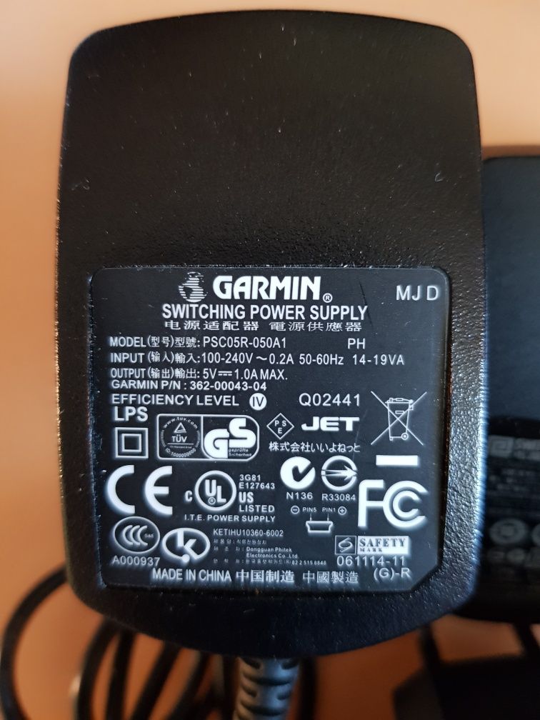 Incarcator original Garmin USB 5V 1Ah si Tomtom