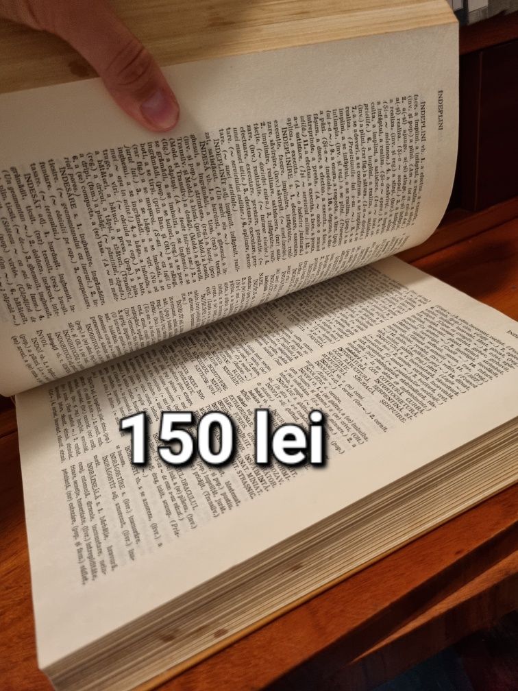 Dictionar de sinonime si  DEX- explicativ- limba Romana an 1984 si 198