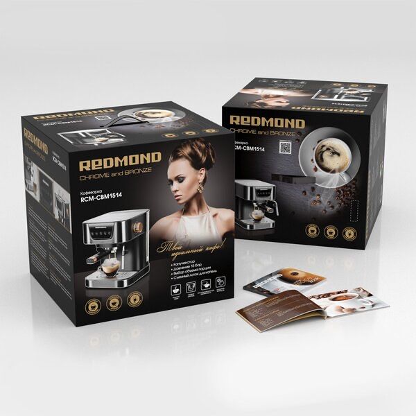Кофеварка рожковая REDMOND RCM-CBM1514