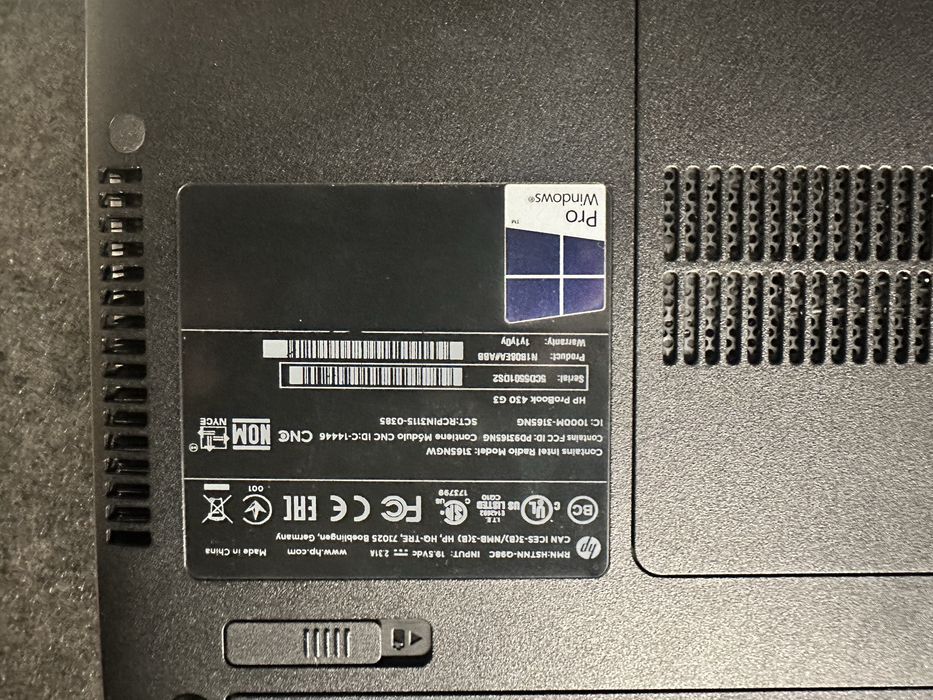 Leptop HP ProBook 430