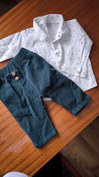 Рубашка и брюки для мальчика 3-6 мес. Одежда для мальчиков