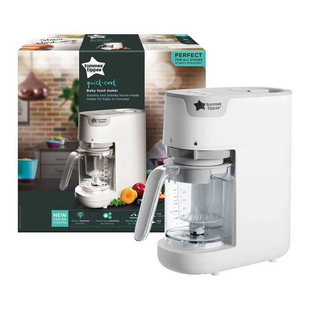 Комбиниран уред за готвене на пара и блендер Tommee Tippee Quick-Cook