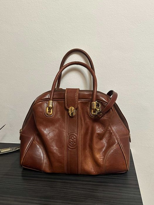 Geanta vintage Marino Orlandi, piele