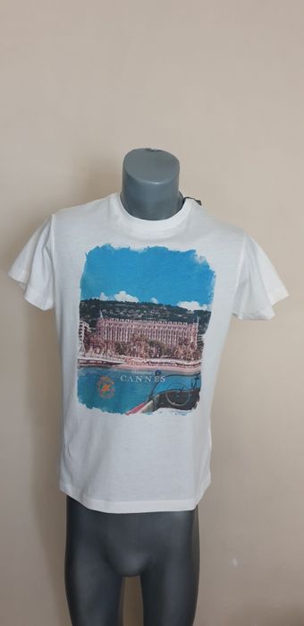 Vilebrequin Cotton Mens Size S НОВО! ОРИГИНАЛ! Мъжка Тениска!