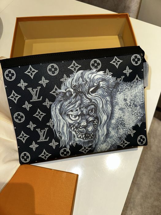 Louis Vuitton Pochette Voyage Savane x Chapman Brothers