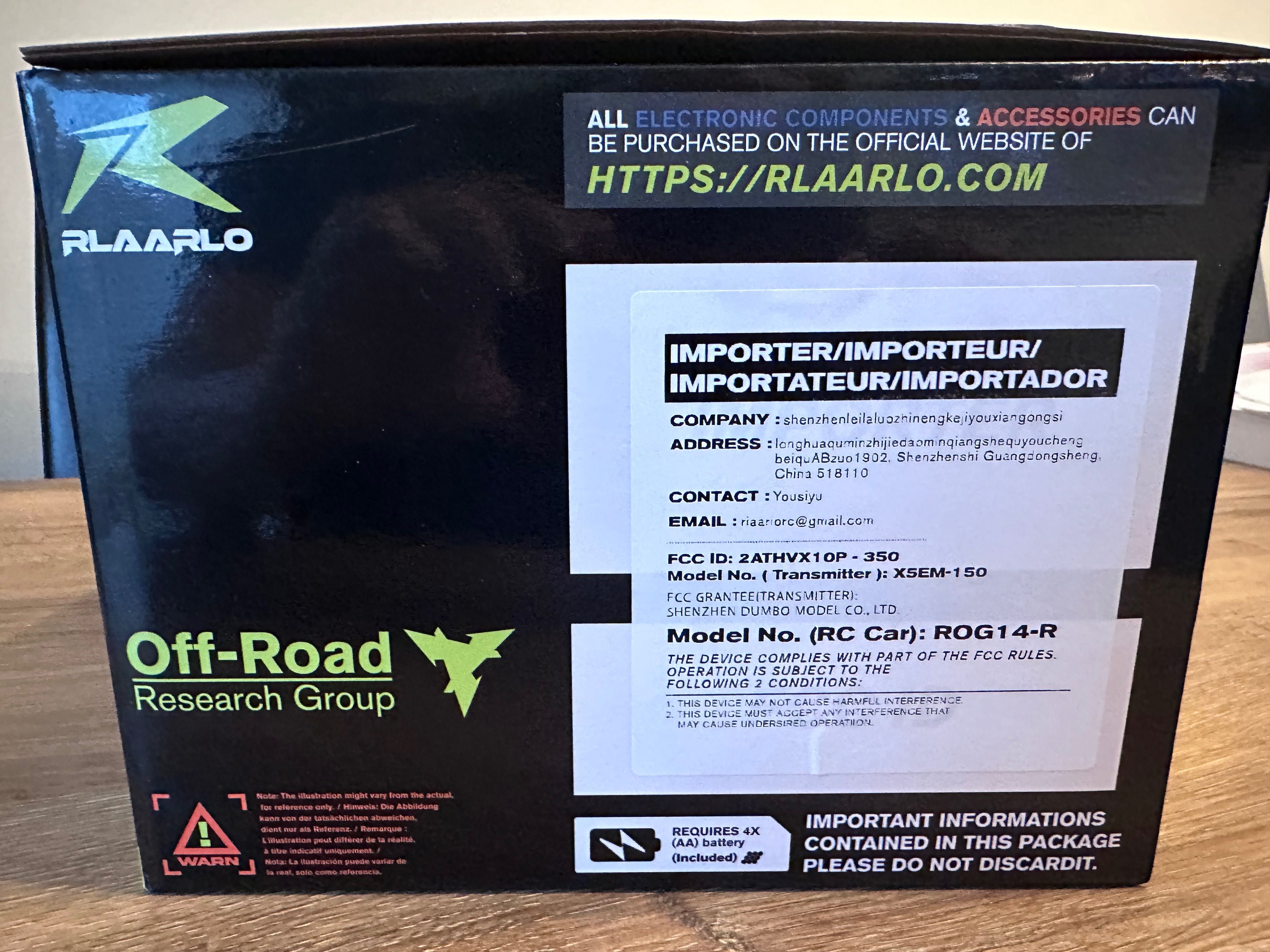 Rlaarlo Metal 1/14 Scale Brushless RTR Monster Truck, ROG1
