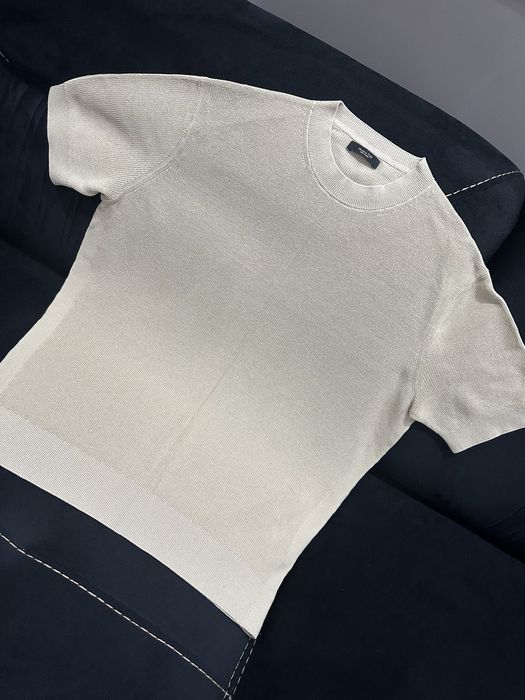 Фирменная Кофта мужская от "Massimo Dutti" с короткими рукавам