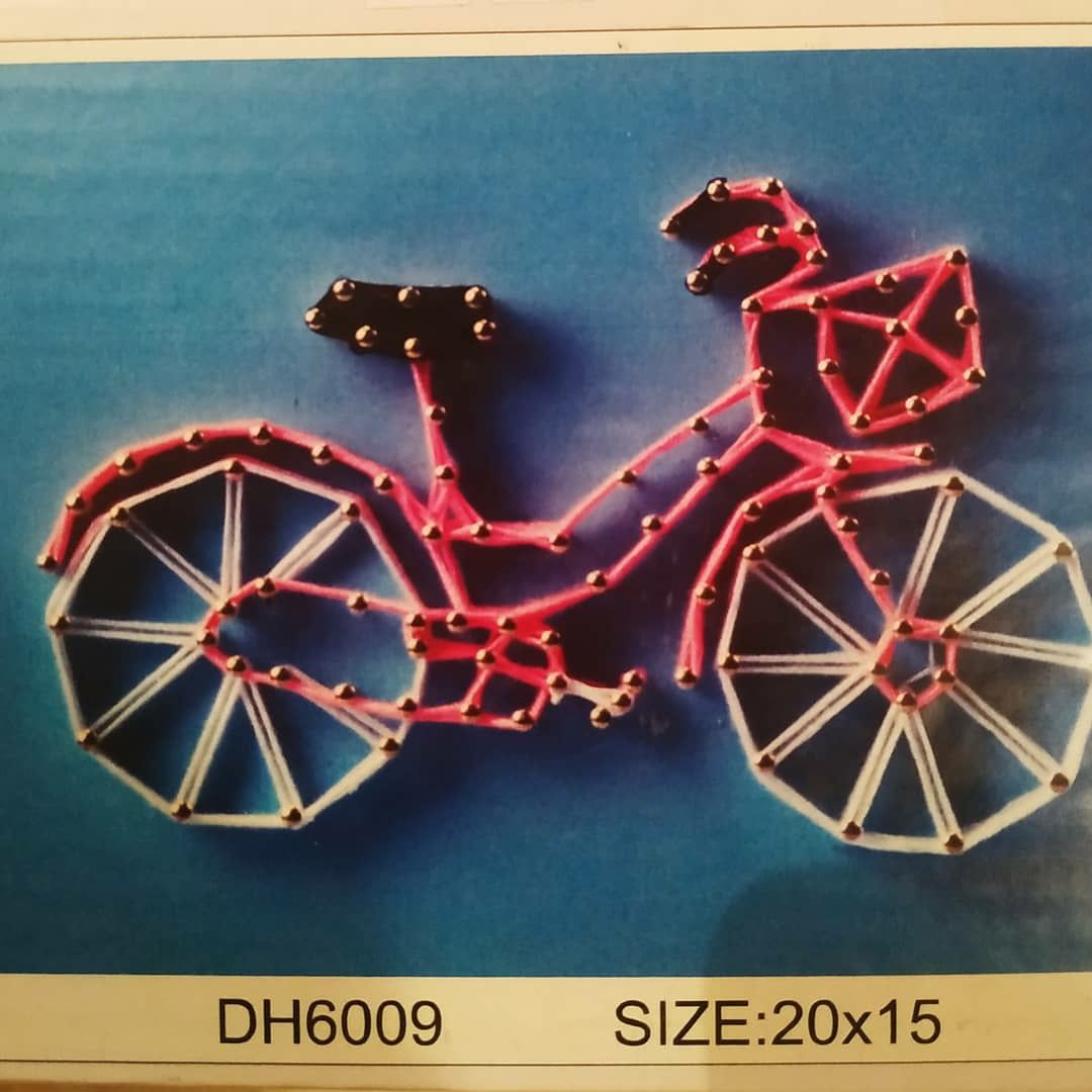 Панно из ниток и гвоздей. Стринг Арт.