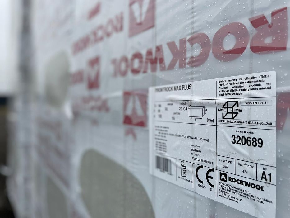 Vata Bazaltica Exterior Isover & Rockwool - preturi bomba! In Stoc!