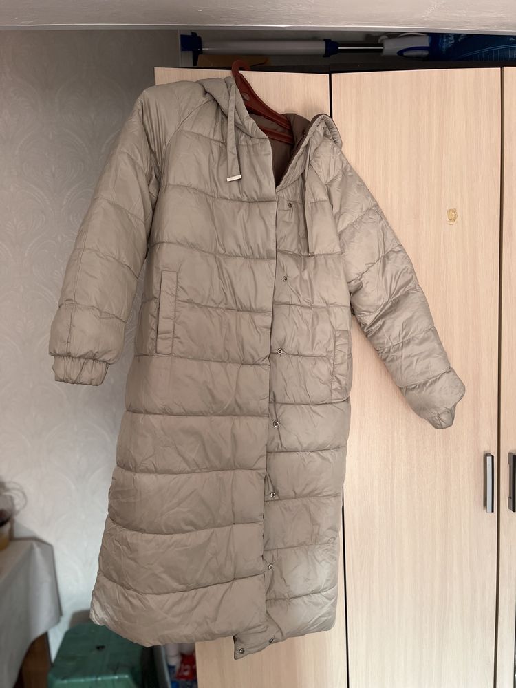 зимная куртка пуховик двухстаронний