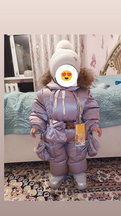 Куртка комбенезон зимний 1-1,5жаска купили за 25000отдам за 10000тг