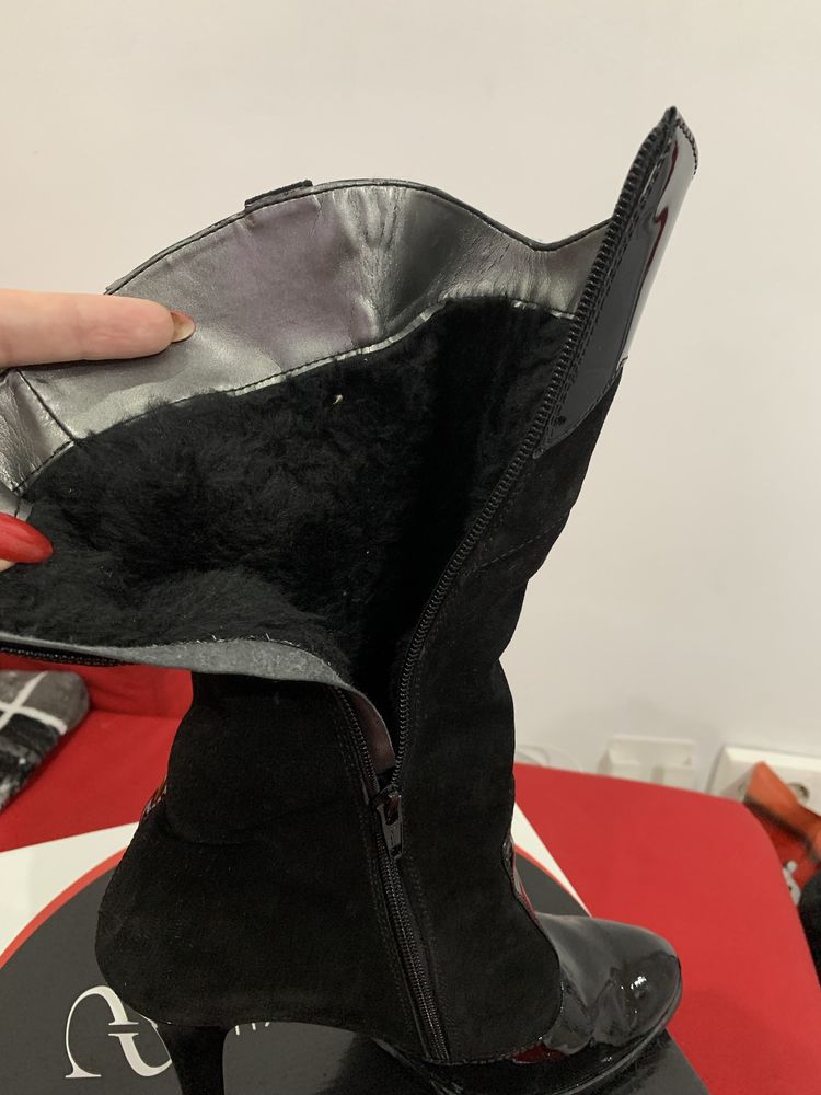 Cizme piele noi, elegante