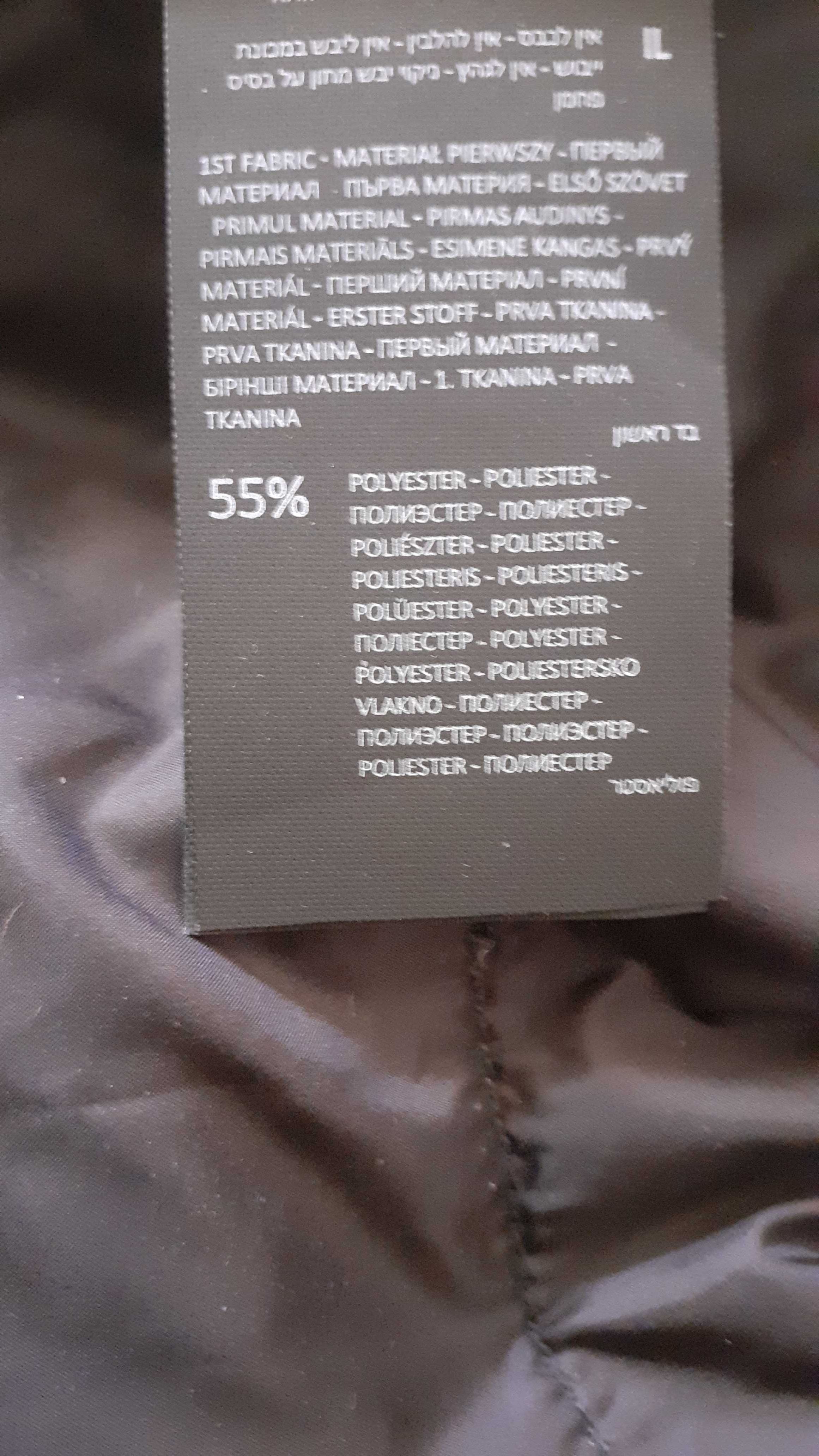 мъжко тъмно синьо яке Reserved XXL чисто ново, срещу вятър и дъжд
